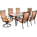 Almo Fulfillment Services Llc Hanover® Monaco 7 Piece Outdoor Dining Set MONACO7PCSW